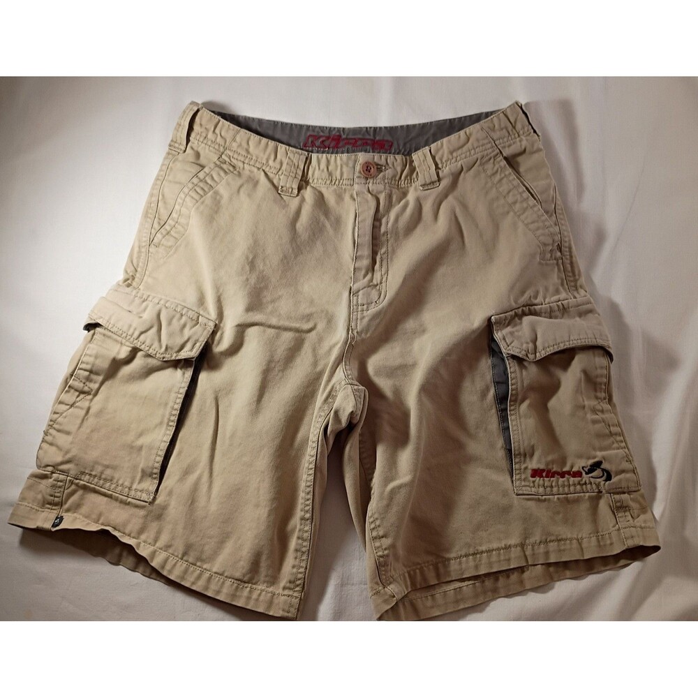 Kirra Cargo Men’s Shorts Baggy Surf Skate Size 30 Tan Cargo Y2K Late 90s